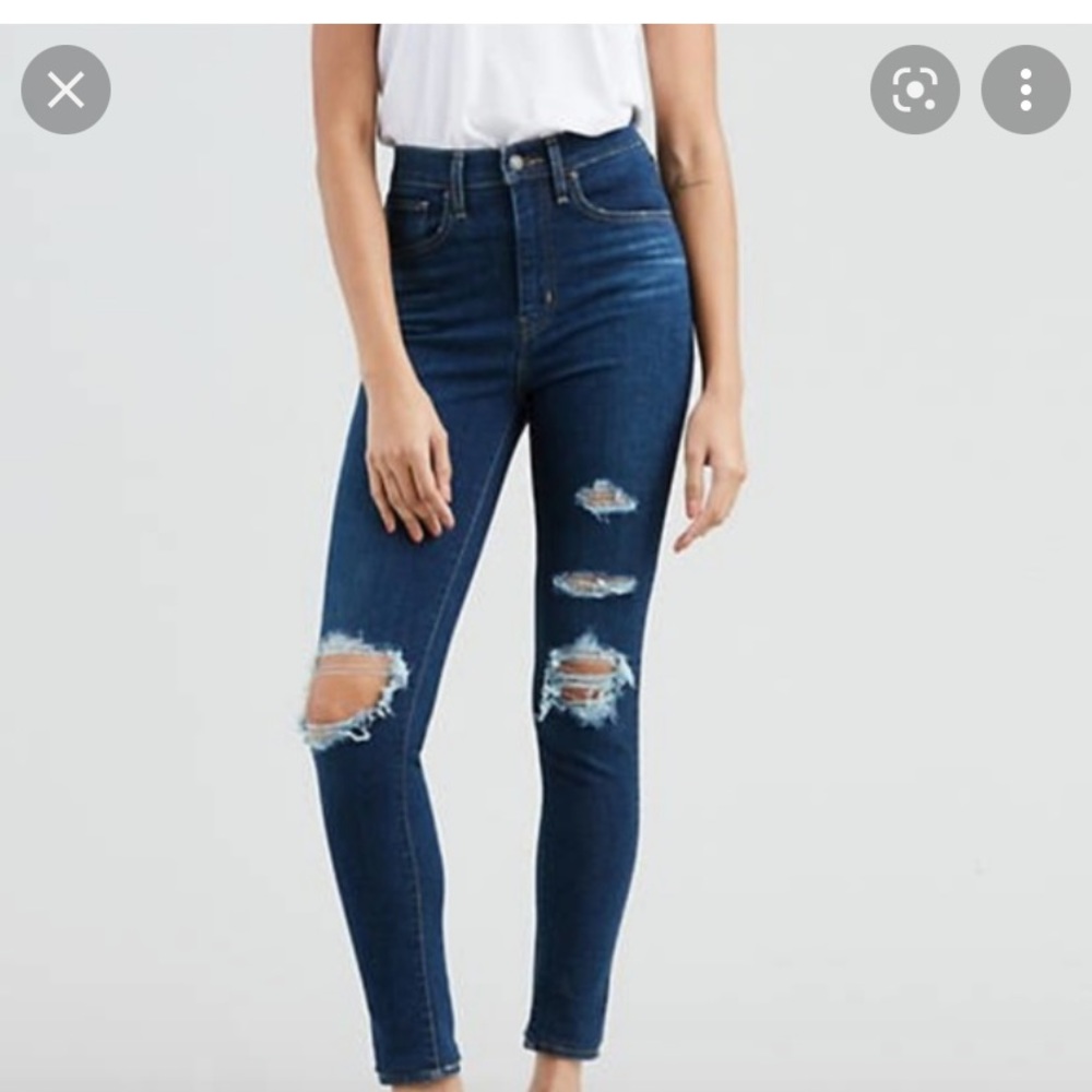 Levi’s mile high skinny jeans S29